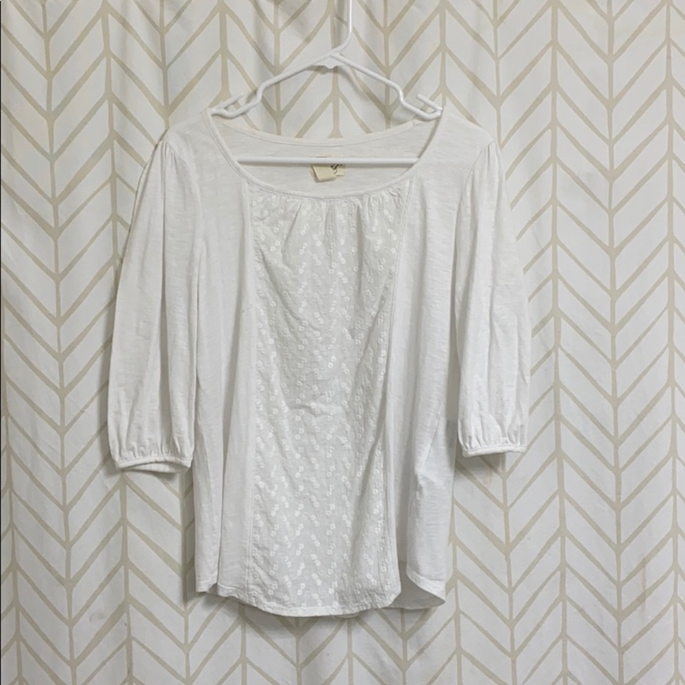 Pure white blouse